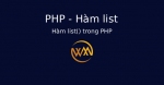 Hàm list() trong PHP