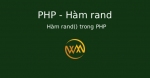 Hàm rand() trong PHP