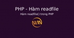 Hàm readfile() trong PHP