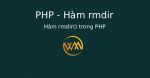 Hàm rmdir() trong PHP