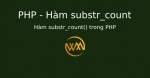 Hàm substr_count() trong PHP