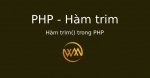 Hàm trim() trong PHP
