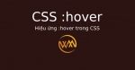 Hiệu ứng :hover trong CSS