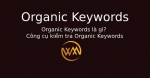 Organic Keywords là gì? Công cụ kiểm tra Organic Keywords