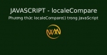 Phương thức localeCompare() trong JavaScript