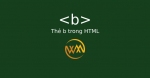 Thẻ b trong HTML