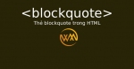 Thẻ blockquote trong HTML