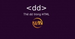 Thẻ dd trong HTML