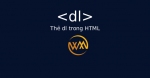 Thẻ dl trong HTML