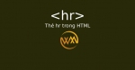 Thẻ hr trong HTML
