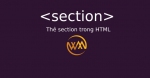 Thẻ section trong HTML