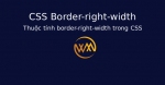 Thuộc tính border-right-width trong CSS
