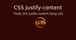Thuộc tính justify-content trong CSS