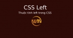 Thuộc tính left trong CSS
