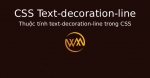 Thuộc tính text-decoration-line trong CSS