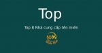 Top 8 Nhà cung cấp tên miền
