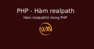 Hàm realpath() trong PHP