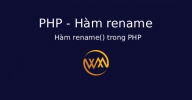 Hàm rename() trong PHP