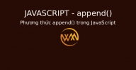 Phương thức append() trong JavaScript