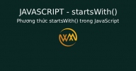 Phương thức startsWith() trong JavaScript