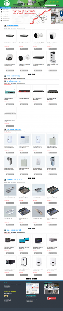 Thiết kế website Bán Camera Quan sát, Dịch vụ lắp đặt Camera WM 04