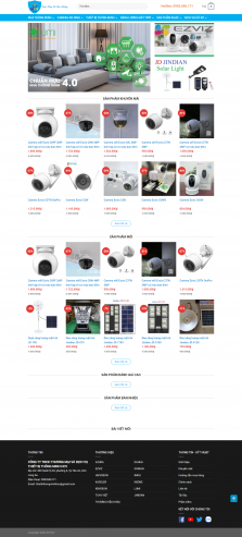 Thiết kế website Bán Camera Quan sát, Dịch vụ lắp đặt Camera WM 05