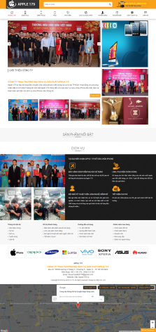 Thiết kế website Bán Điện thoại WM 02