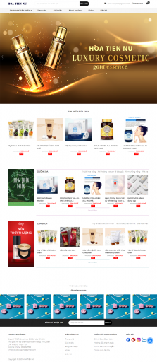 Thiết kế website Bán Mỹ Phẩm WM 05