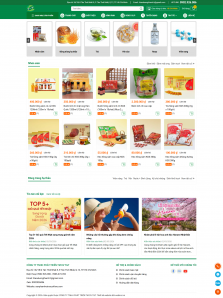 Thiết kế website Bán sản phẩm hỗ trợ sức khỏe