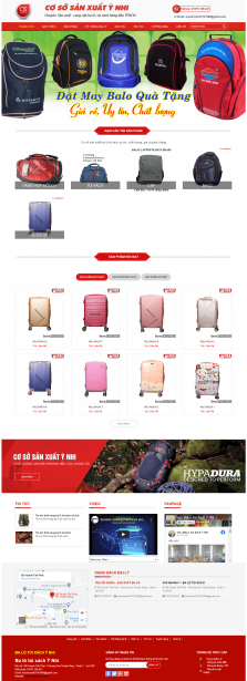 Thiết kế website Bán Túi Xách, Balo thời trang online WM 03