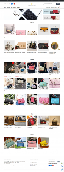 Thiết kế website Bán Túi Xách, Balo thời trang online WM 04
