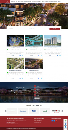 Thiết kế website Bất động sản WM 09