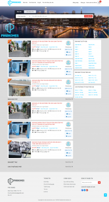 Thiết kế website Bất động sản WM 11