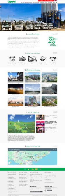 Thiết kế Website Công Ty Khoan Cắt, Ép Cọc, Đổ Bê Tông WM 02
