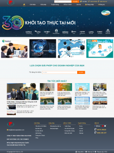 Thiết kế website Công ty Viễn Thông, Dịch vụ Mạng Viễn Thông WM 03