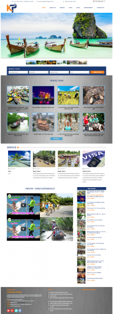 Thiết kế website Dịch vụ Du lịch, Tour Du lịch, Lữ hành WM 03