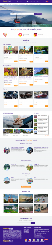 Thiết kế website Dịch vụ Du lịch, Tour Du lịch, Lữ hành WM 04