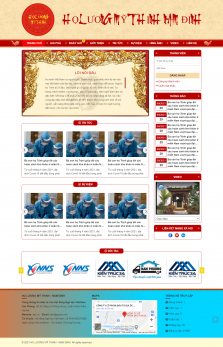 Thiết kế website Gia phả WM 02
