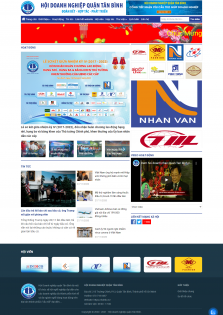 Thiết kế website Hội doanh nghiệp WM 01
