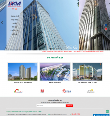 Thiết kế website Ngành Xây dựng, Công ty Xây Dựng WM 03