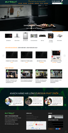 Thiết kế website Thiết bị, phụ kiện nhà bếp WM 01