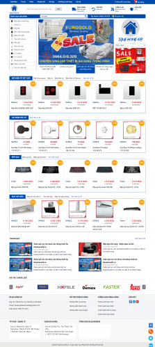 Thiết kế website Thiết bị, phụ kiện nhà bếp WM 02