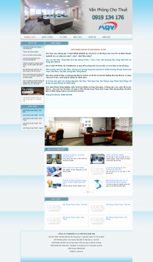 Thiết kế website Cho thuê văn phòng WM 01
