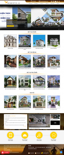 Thiết kế website Thiết kế xây dựng, Nội thất, Ngoại Thất WM 03
