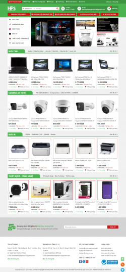 Thiết kế website Bán Điện máy, Siêu thị Điện máy, Điện tử, Điện lạnh WM 01