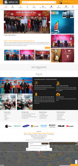 Thiết kế website Bán Điện thoại WM 02