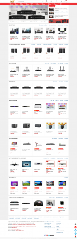 Thiết kế website Bán Loa, Bán Thiết bị âm thanh Audio WM 03