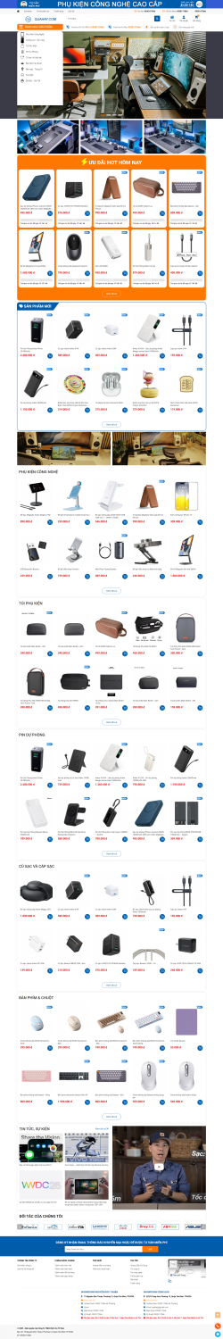 Thiết kế website Bán thiết bị thông minh WM 02