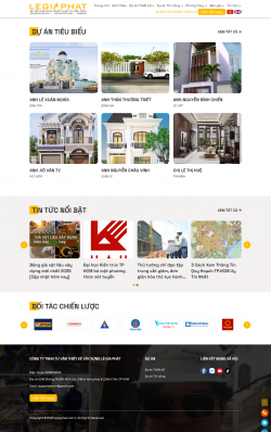 Mẫu Website WM107603 - Được thiết kế tại Cà Mau