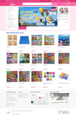 Thiết kế website Bán đồ trẻ em, quần áo trẻ em WM 01